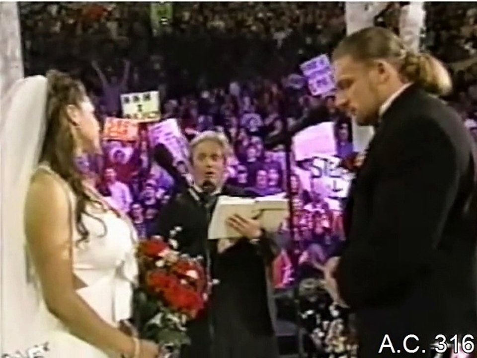 Triple H and Stephanie's Wedding Ceremony - Full Segment 2-11-2002
