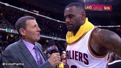 LeBron James Postgame Interview | Clippers vs Cavaliers | January 21, 2016 | NBA 2015-16 Season