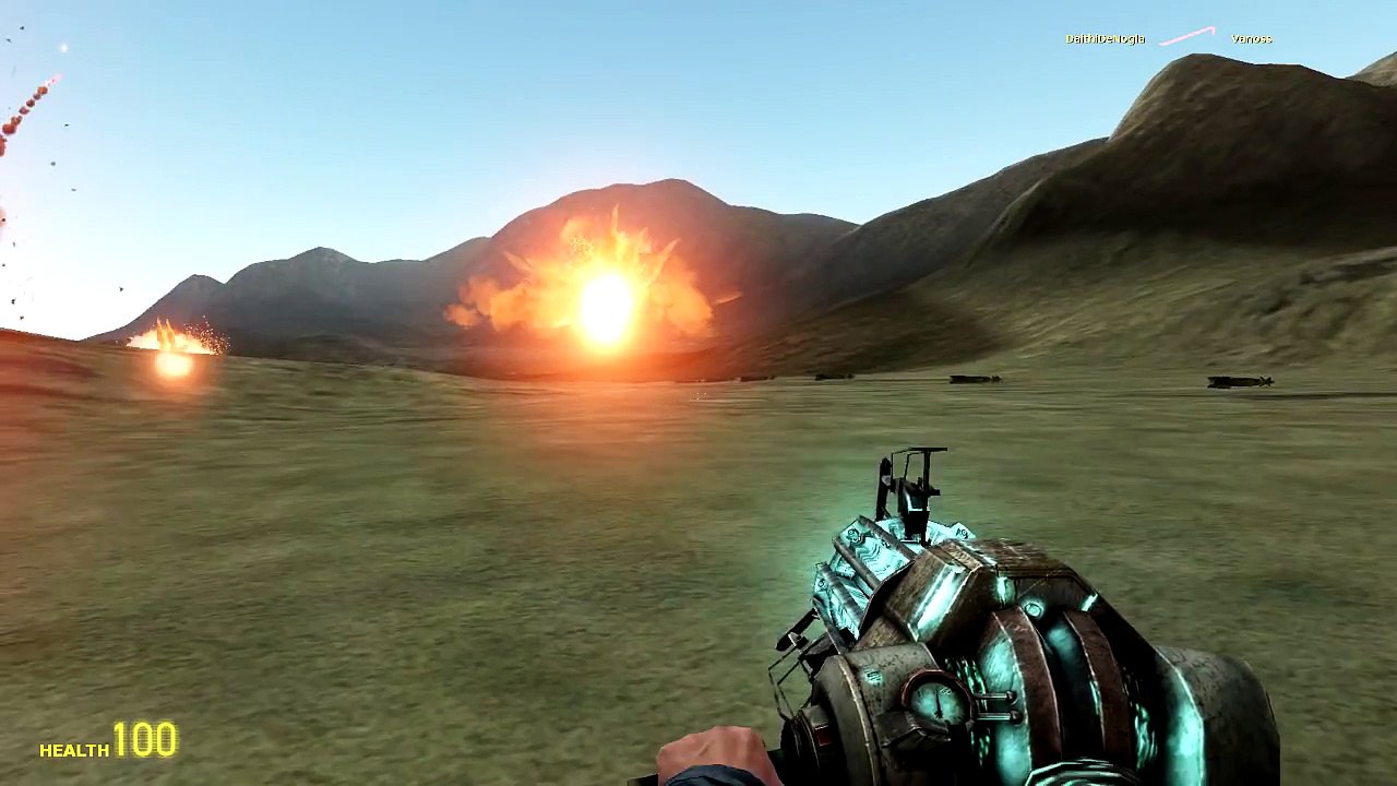 Gmod: Michael Bay Movie - Ninja Turtle Chain Explosion (Garrys Mod Sandbox Funny Moments)