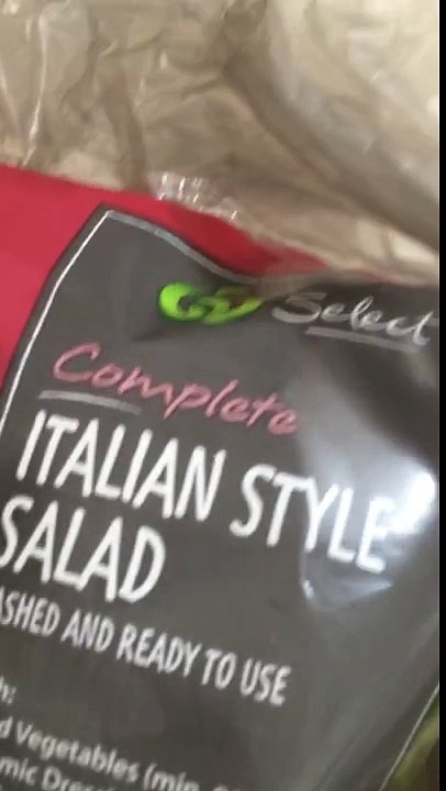 spider in salad mix