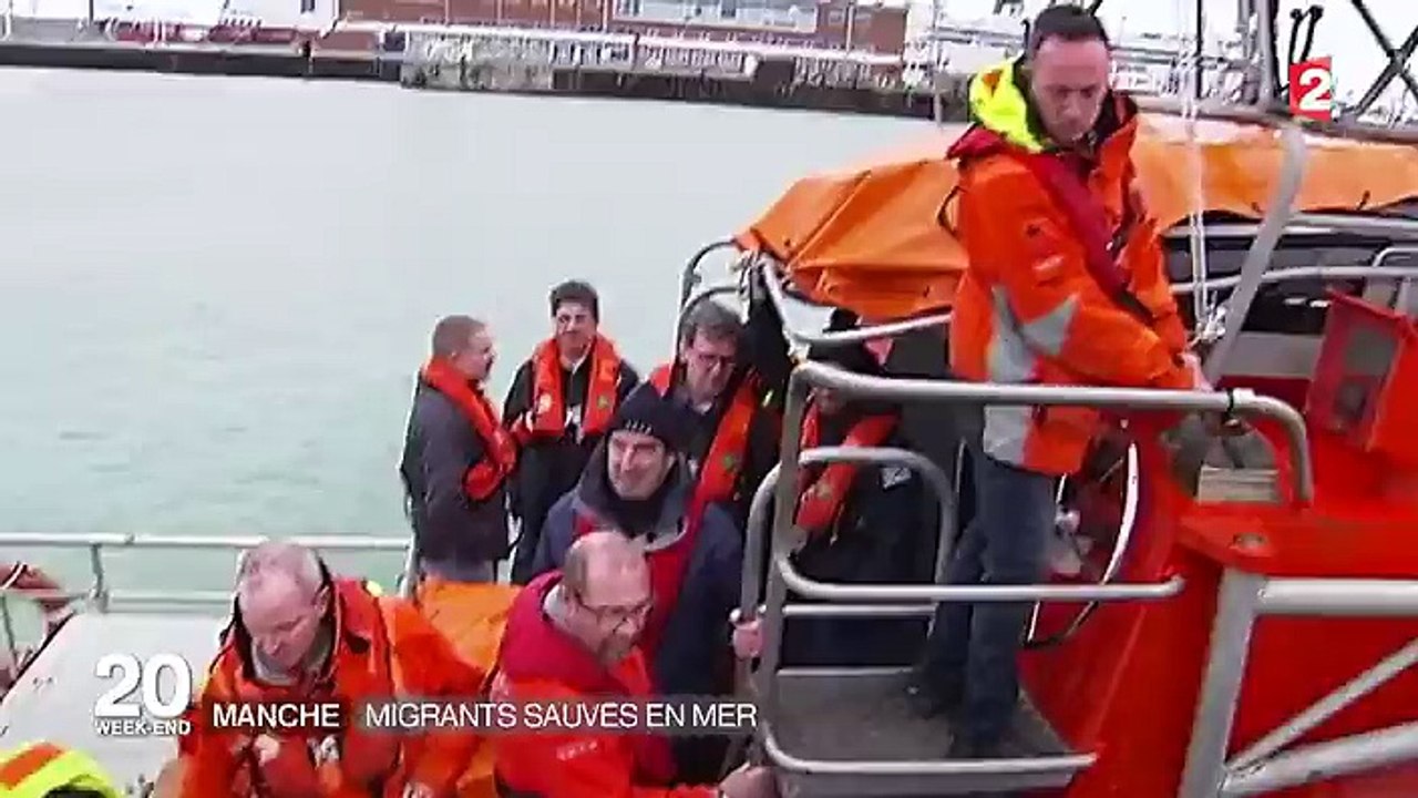 Calais : cinq migrants secourus alors qu'ils tentaient de traverser la Manche