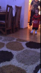 Manchester United Fan 2 year playing football