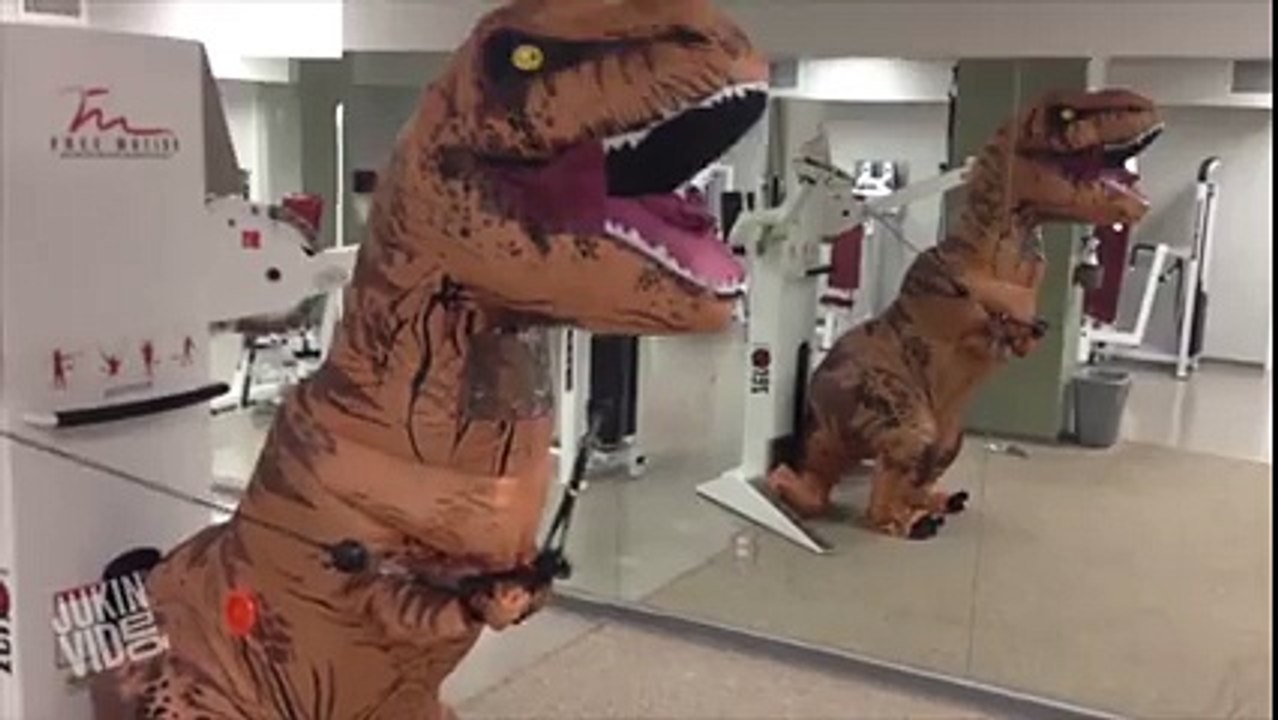 T-Rex gotta get fit too...