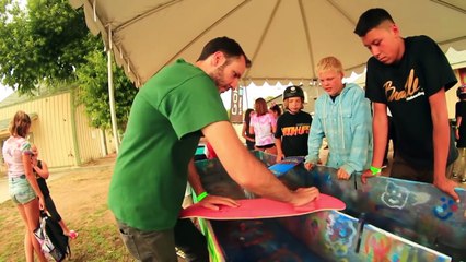 BRAILLE CREATES A SKATEBOARD!