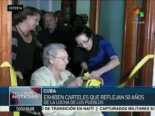 Cuba: exposición refleja 50 años de la lucha de los pueblos