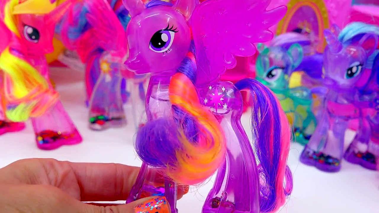 MLP Water Cuties Glitter Princess Twilight Sparkle Rainbow Shimmer My Little Pony Toy Unbo