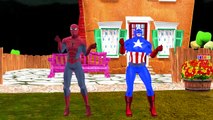 Finger Family Rhymes Spiderman Cartoons Ironman Superman | Nursery Rhymes for Children