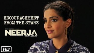 Making Of Neerja #1 : Encouragement from the Stars | Sonam Kapoor | Shabana Azmi