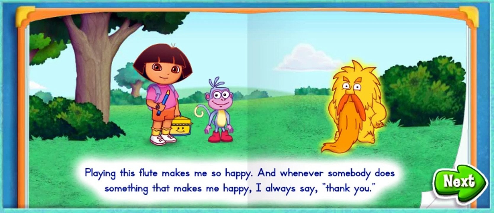 Dora The Explorer - Dora s Thankful Old Troll Game