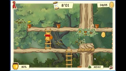 Винни Пух и его друзья Дисней игра онлайн ищем хвостик ослику