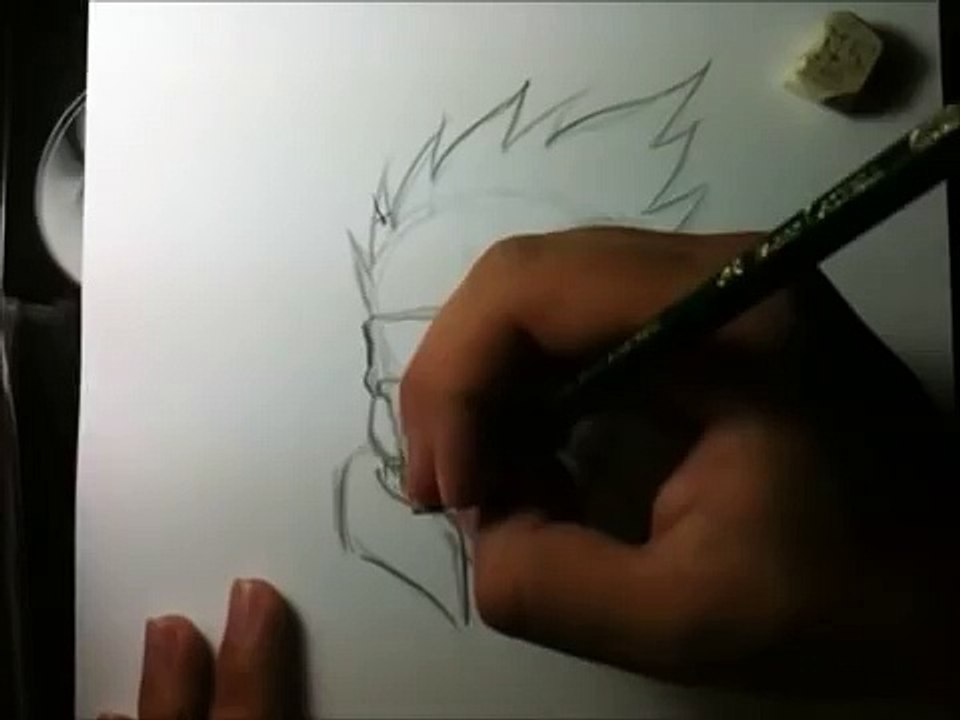 Tutorial como desenhar o Kakashi How to draw Kakashi