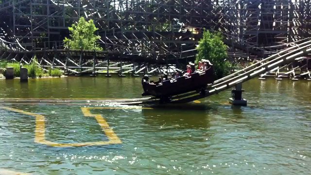 Flying Dutchman- water amusement ride at the Efteling park in Holland