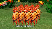 Ants Go Marching Song In 3D | 3D English Nursery Rhymes For Kids With Lyrics