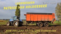 Krone BigX 1000 on tracks Loonwerken Van Holderbeke mais 2013