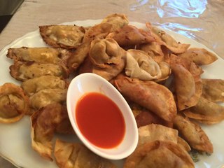 Chicken Wontons & Potstickers By Sehar  Syed