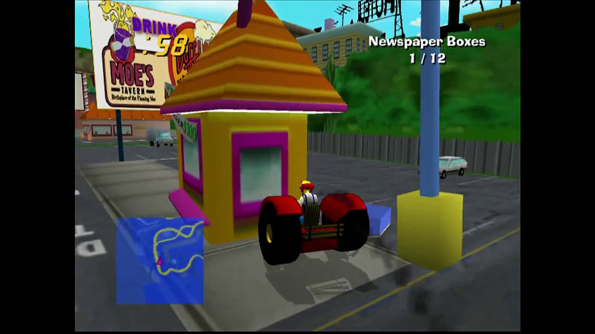 How to play simpsons road rage on xbox 360