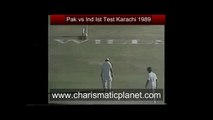 Waqar Younis Inswinging delivery Bowled Sachin Tendulkar in his First Test Match. Both were making Test Debut