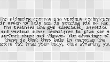 Slimming Centre: Lose Fat And Stay Healthy