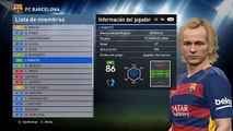 CARAS/FACES BARCELONA PES 2016 | JFIFAYT (Latest Sport)