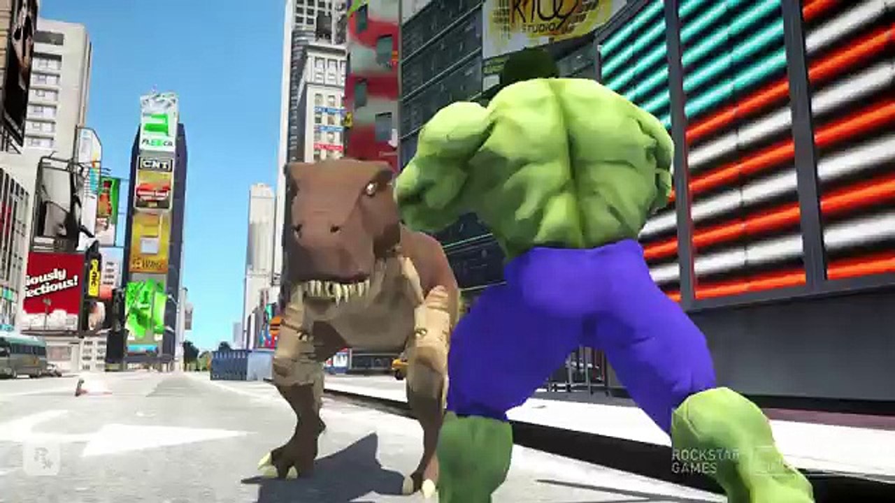 HULK VS T-REX - EPIC BATTLE
