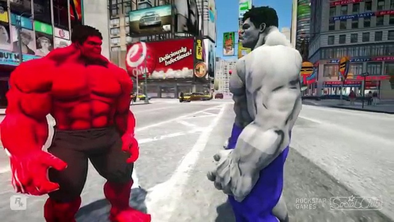 RED HULK VS GREY HULK - EPIC BATTLE