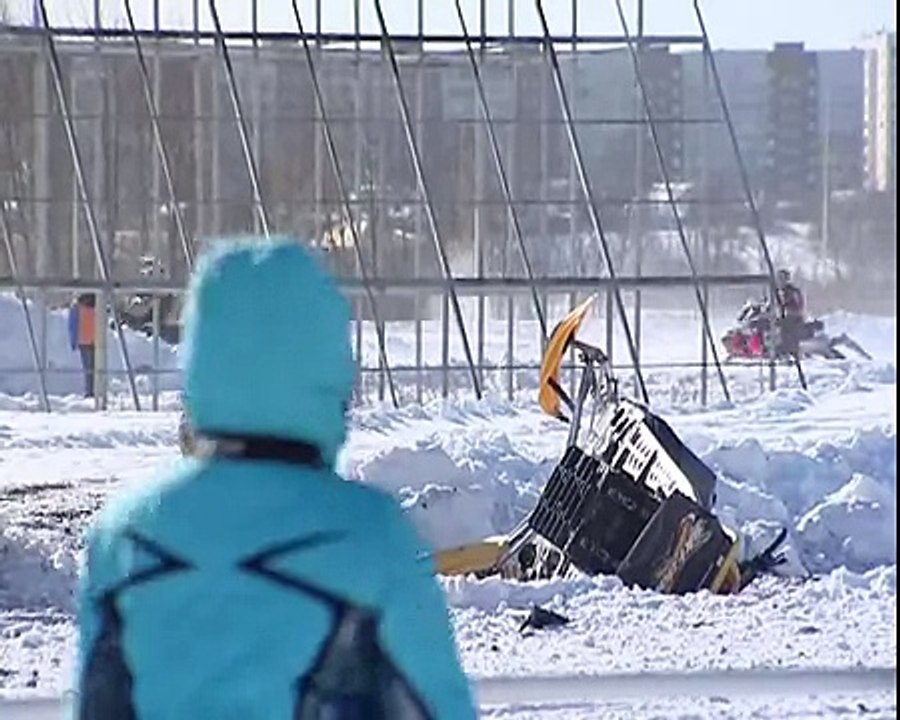 Гонки на снегоходах. Азнакаево 2013