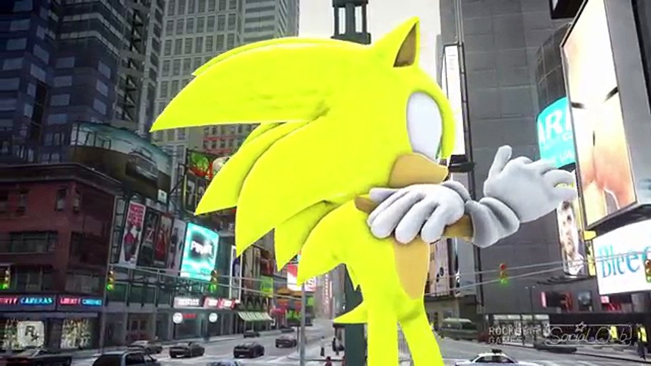 ALL SONIC FORMS IN GRAND THEFT AUTO