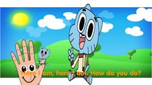 The Amazing World of Gumball Finger Family Nursery Rhymes for Children