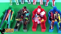 Caixas do Super Homem, Batman, Mulher Maravilha e Lanterna Verde. Burger King Kids DisneySurpresa