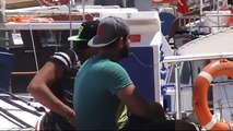 Jet Ski ile kaçmaya çalışan Suriyeliler pes dedirtti