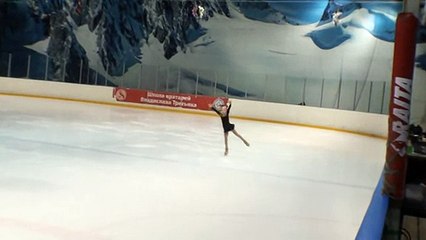 Катрин Никольская. Фигурное катание. 3 юношеский. 1 место