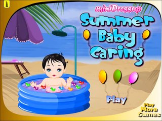 Cute Summer Baby Caring, Bathing Game for all age Gameplay # Play disney Games # Watch Cartoons