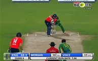 Shoaib Malik Bowled Morgan With Superb Bowling