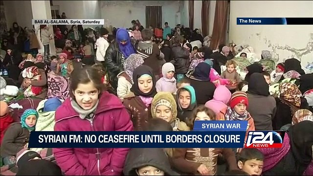 Syrian FM: No ceasefire until borders closure