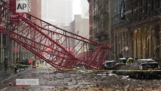 NY Mayor: Crane Collapse Caused Gas Leaks