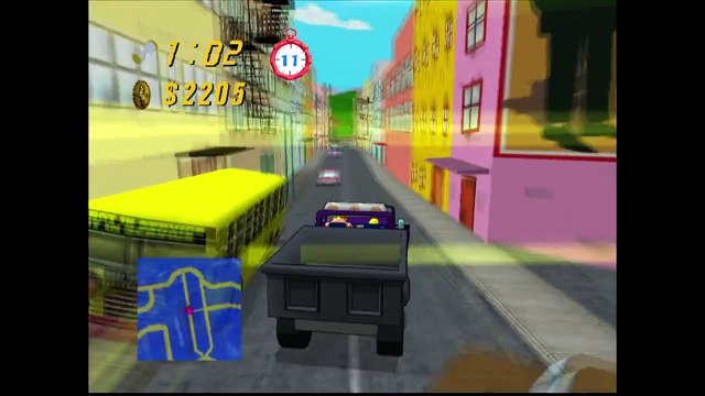 The Simpsons: Road Rage [Xbox] - Barney [Plow King] | ✪ TRUE HD QUALITY ✪