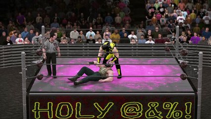 WWE 2K16 scorpion v bane