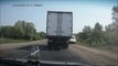 CAR CRASH COUGHT LIVE - Uncontrolled Truck - Close-Up View