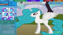 My Little Pony Princess Celestia in Pony Creator General Zois Creative Game for Children