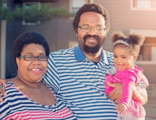 My Family Portrait At  My DaughterJasmine 1st Birthday Party!