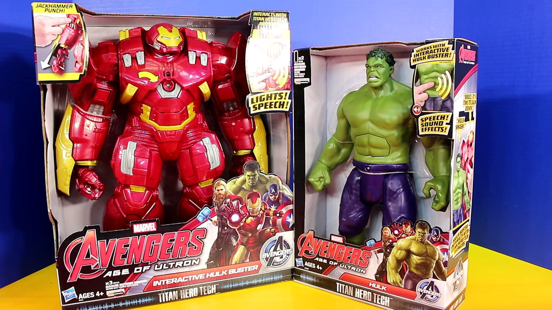 marvel avengers age of ultron interactive hulk buster action figure