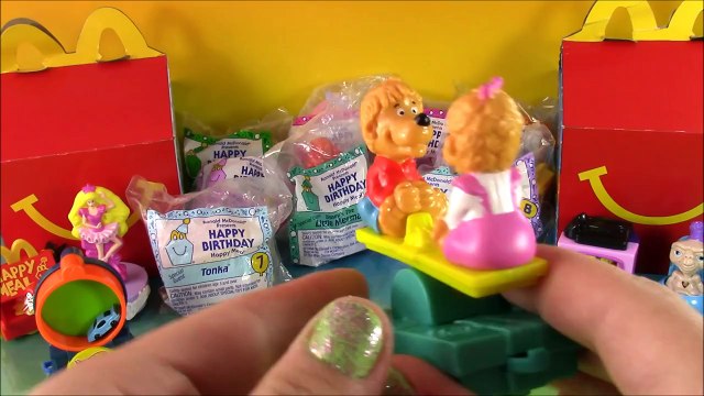 Mcdonalds Happy Meal Birthday Train! 15 Vintage Happy Meal Toys! E.T. Peanuts Barbie Sonic!