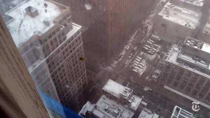 Crane collapse in New York street