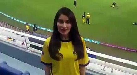 Shaista Lodhi, Support Team Hai Apni #Peshawar Zalmi
