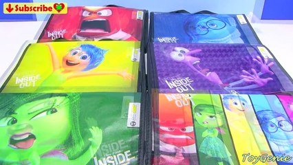 Inside Out Movie Subway Kids Meal Bags
