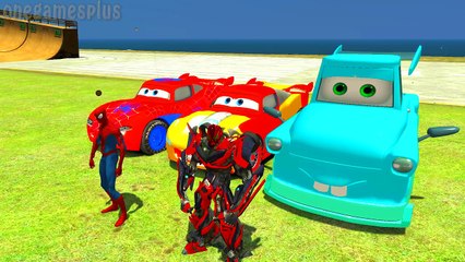 Minions and Disney cars Tokyo Kabuto & Tractor Childrens Songs Nursery Rhymes