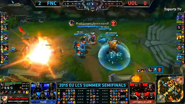 Fnatic Rekkles Sivir pentakill - Fnatic vs UOL Summer 2015