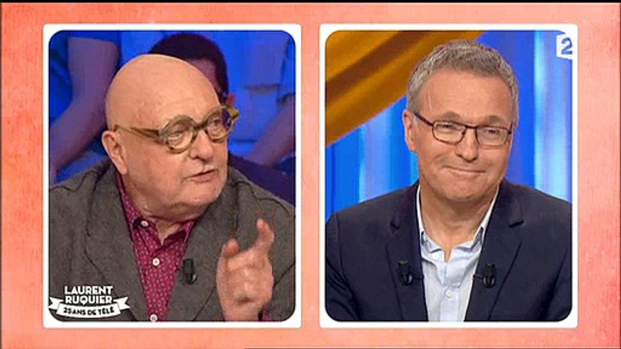 Etranges confessions de Laurent Ruquier hier soir en prime time sur France 2 - Regardez