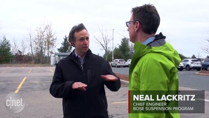 Watch Bose's incredible electromagnetic car suspension system in action