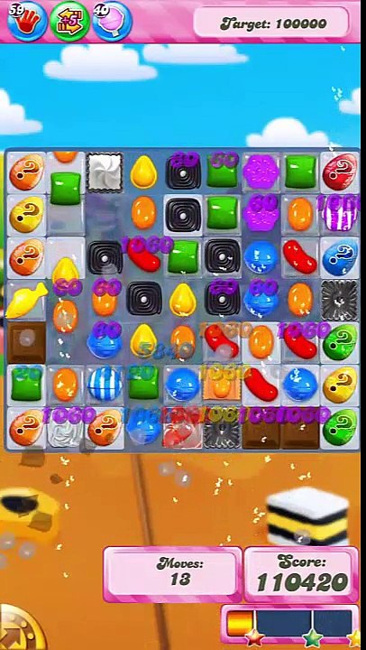 Candy Crush Saga Level 1370 No Booster